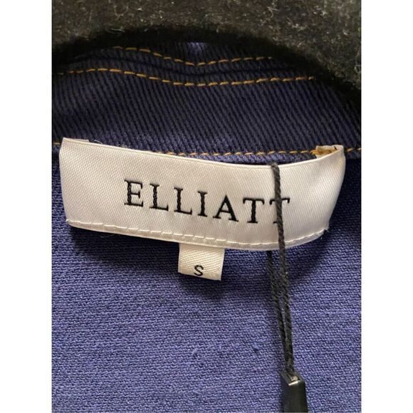 ELLIATT Moulten Demin Mini Dress in Indigo Birthday Brunch Dress size S NWT$290 - Picture 10 of 10